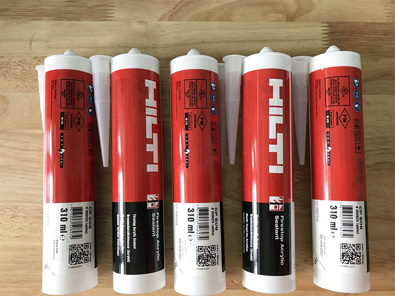 Sản phẩm ngăn cháy Hilti - Đối tác chiến lược của DHD Việt Nam